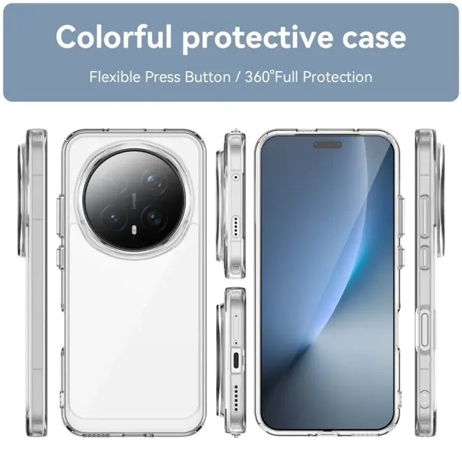 Coque Honor Magic 8 Pro Transparente Contour Couleuré