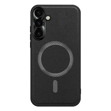 Coque Samsung Galaxy S26+ Protection Caméra Métal et Dos Cuir