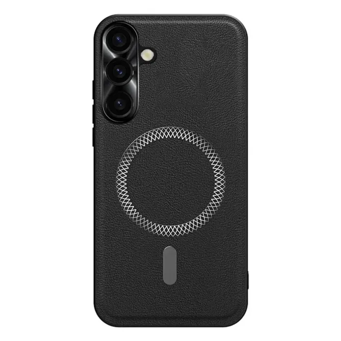 Coque Samsung Galaxy S26+ Protection Caméra Métal et Dos Cuir