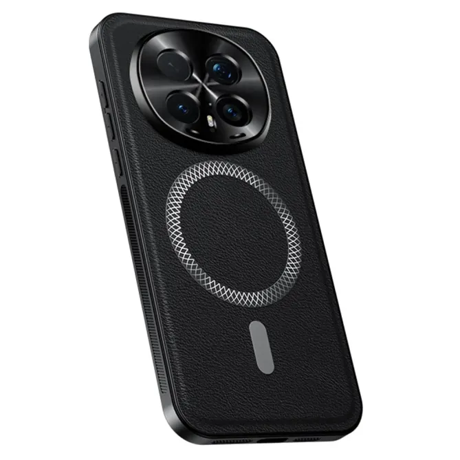 Coque Honor Magic 8 Pro Protection Caméra Métal et Dos Cuir