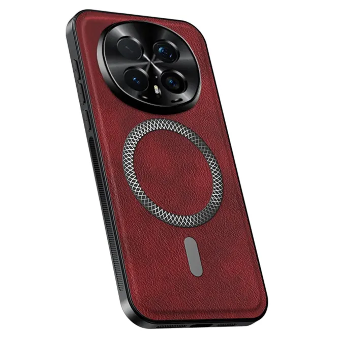 Coque Honor Magic 8 Pro Protection Caméra Métal et Dos Cuir