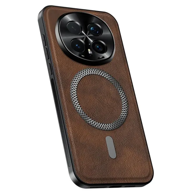 Coque Honor Magic 8 Pro Protection Caméra Métal et Dos Cuir