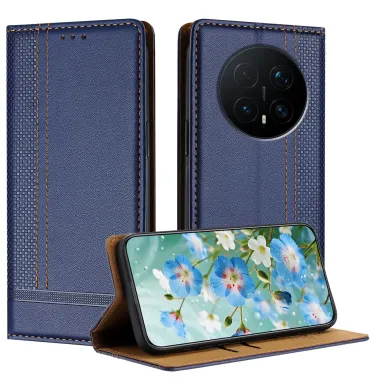 Flip Cover Honor Magic 8 Pro Coutures avec Porte-Cartes
