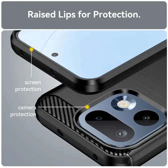 Coque Realme 16 Pro effet brossé silicone