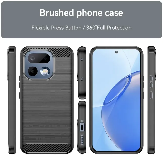Coque Realme 16 Pro effet brossé silicone