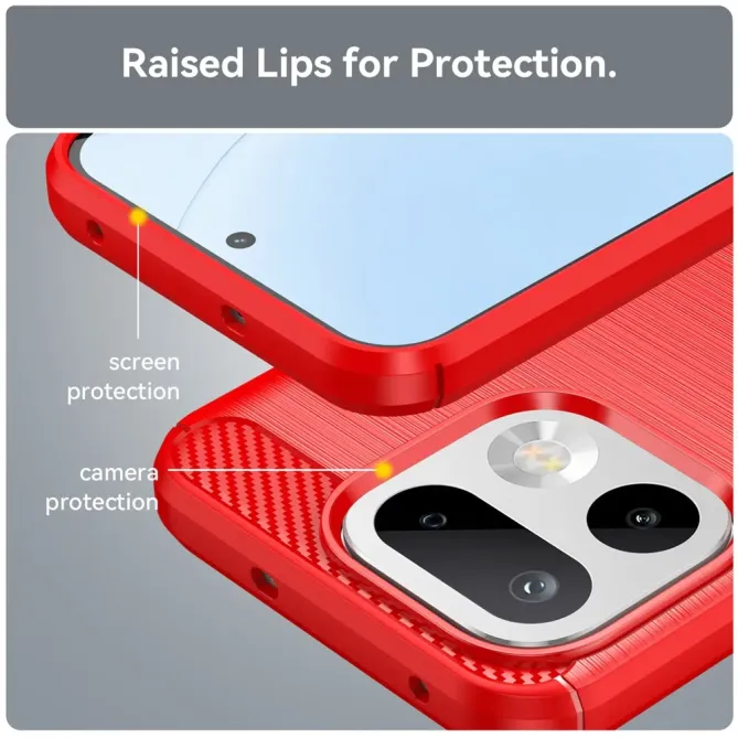 Coque Realme 16 Pro effet brossé silicone