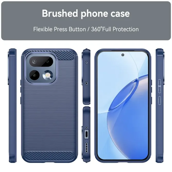 Coque Realme 16 Pro effet brossé silicone