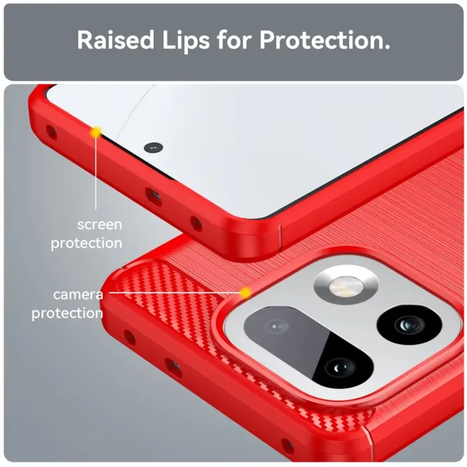 Coque Realme 16 Pro+ flexible effet brossé