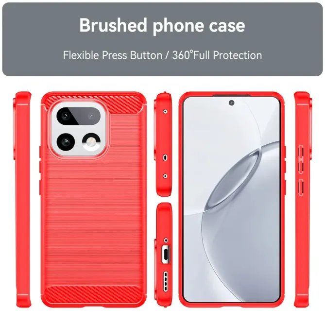 Coque Realme 16 Pro+ flexible effet brossé