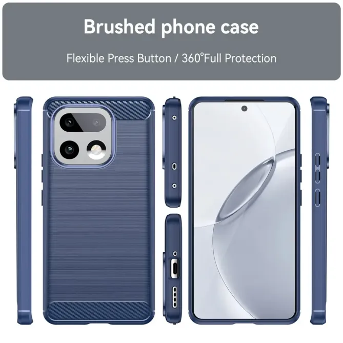 Coque Realme 16 Pro+ flexible effet brossé