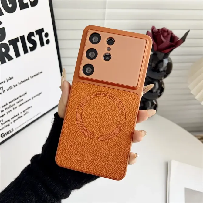 Coque Samsung Galaxy S25 Ultra Texture Cuir