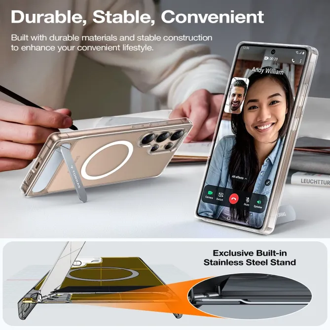 Coque Samsung Galaxy S26 Ultra Ostand L1 Transparente Support