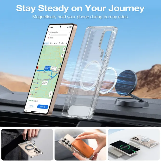 Coque Samsung Galaxy S26 Ultra Ostand L1 Transparente Support