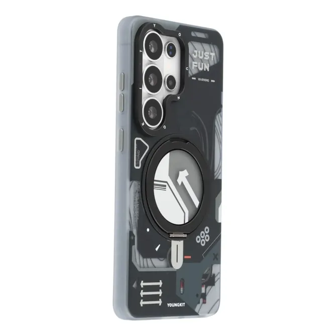 Coque Samsung Galaxy S26 Ultra Magnétique Anneau Rotatif Design