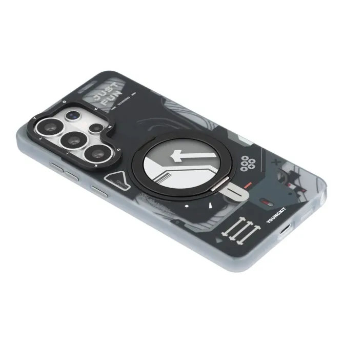 Coque Samsung Galaxy S26 Ultra Magnétique Anneau Rotatif Design