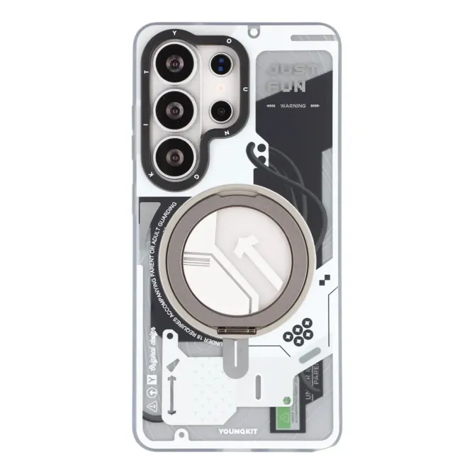 Coque Samsung Galaxy S26 Ultra Magnétique Anneau Rotatif Design