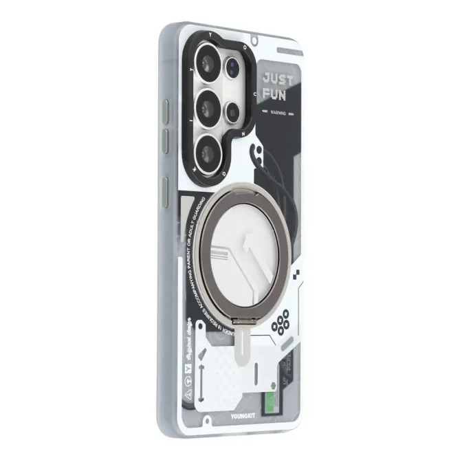 Coque Samsung Galaxy S26 Ultra Magnétique Anneau Rotatif Design