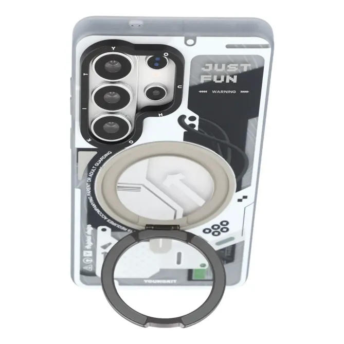 Coque Samsung Galaxy S26 Ultra Magnétique Anneau Rotatif Design