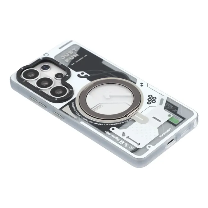 Coque Samsung Galaxy S26 Ultra Magnétique Anneau Rotatif Design