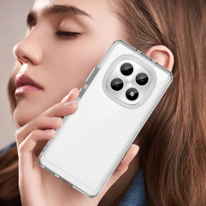 Coque transparente Xiaomi Redmi Note 15 4G avec écran en verre trempé