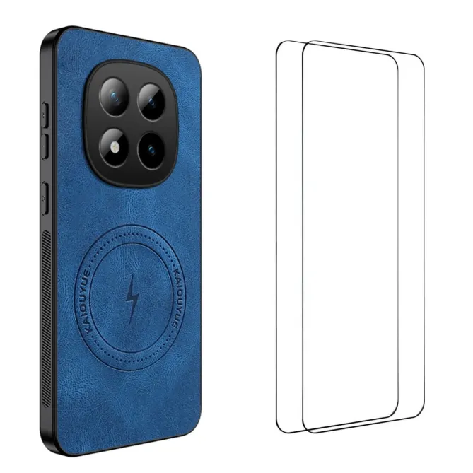 Coque Xiaomi Redmi Note 15 4G Nappa avec 2 verre trempé