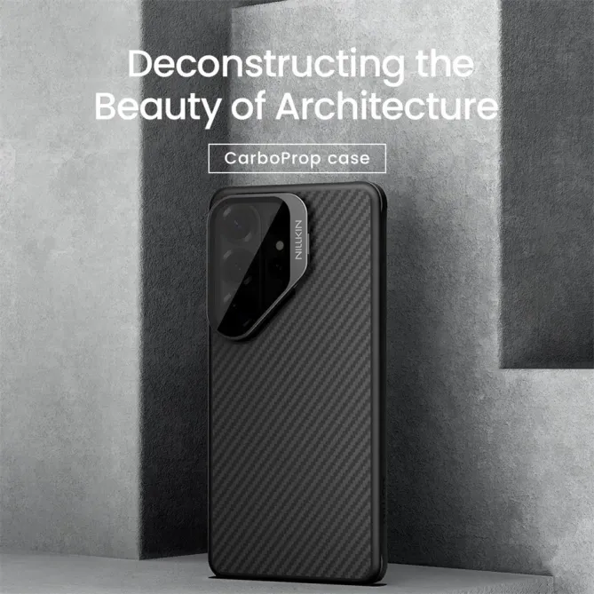 Coque Samsung Galaxy S26 Ultra Nillkin Karbon Fiber avec Cache Objecti
