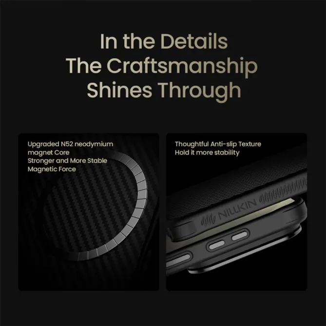 Coque Samsung Galaxy S26 Ultra Nillkin Karbon Fiber avec Cache Objecti