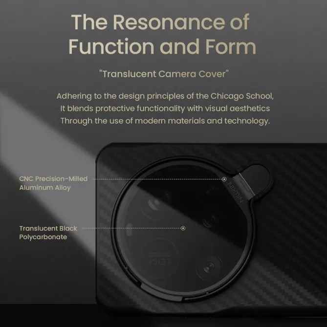 Coque Xiaomi 15 Ultra Nillkin Karbon Fiber avec Cache Objectif