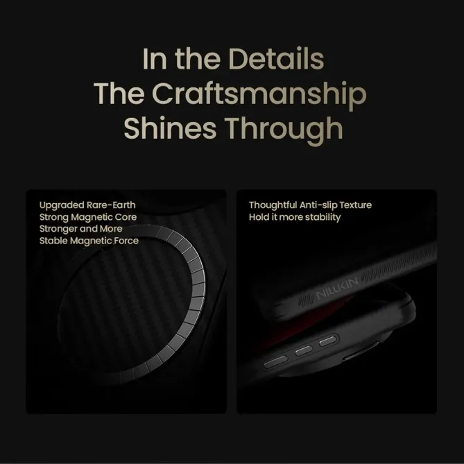 Coque Xiaomi 15 Ultra Nillkin Karbon Fiber avec Cache Objectif