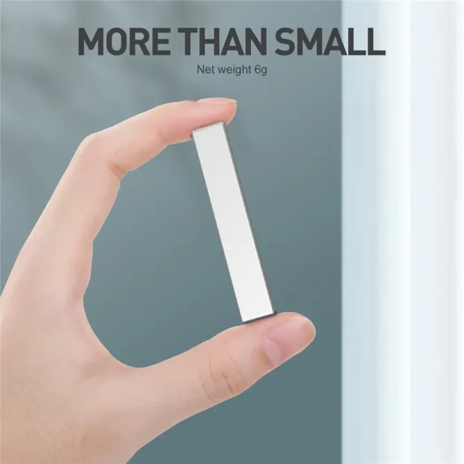 Support Smartphone Minimaliste Adhésif Ultra-Léger Aluminium