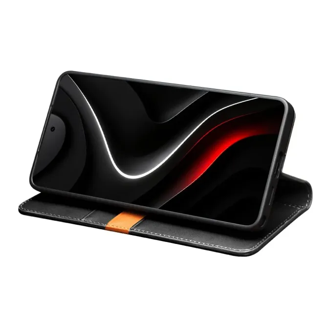 Housse Samsung Galaxy S26 Ultra Rab Flip en Cuir Véritable