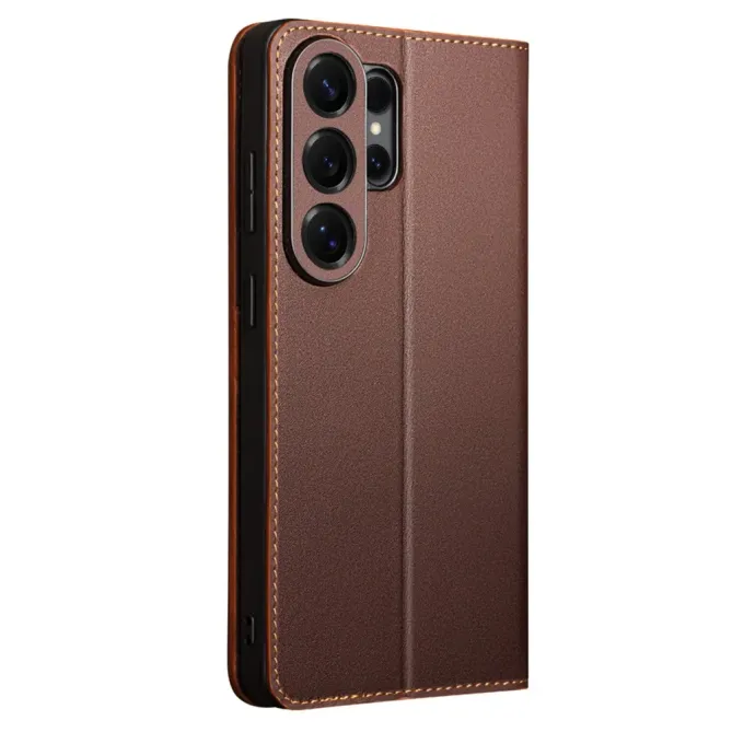 Housse Samsung Galaxy S26 Ultra Rab Flip en Cuir Véritable