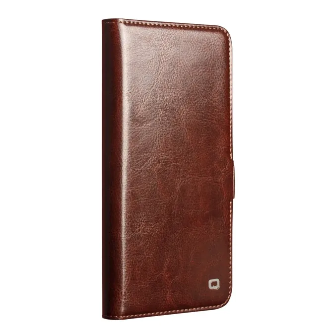 Housse Samsung Galaxy S26 Ultra en Cuir Véritable avec Fermeture Magné