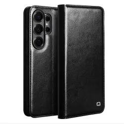 Housse Samsung Galaxy S26 Ultra fait main en cuir véritable