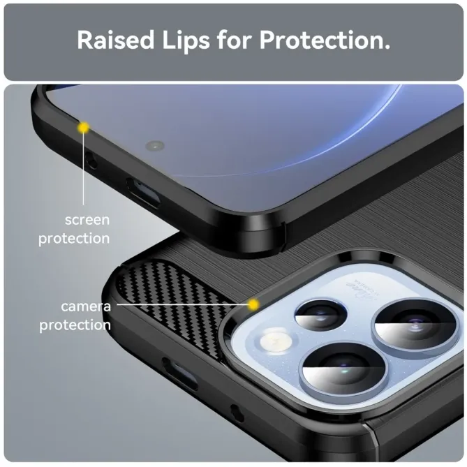 Coque Oppo Reno 15 Pro effet brossé silicone