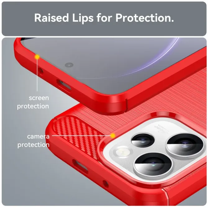 Coque Oppo Reno 15 Pro effet brossé silicone
