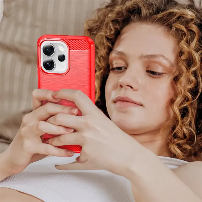 Coque Oppo Reno 15 Pro effet brossé silicone