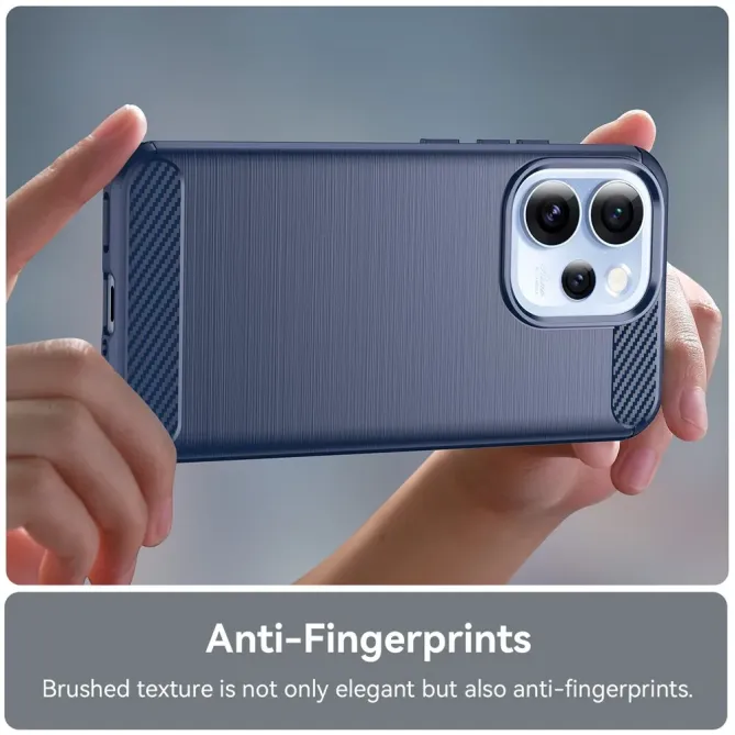 Coque Oppo Reno 15 Pro effet brossé silicone