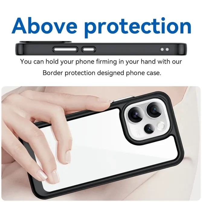 Coque Oppo Reno 15 Pro Transparente Contour Couleuré