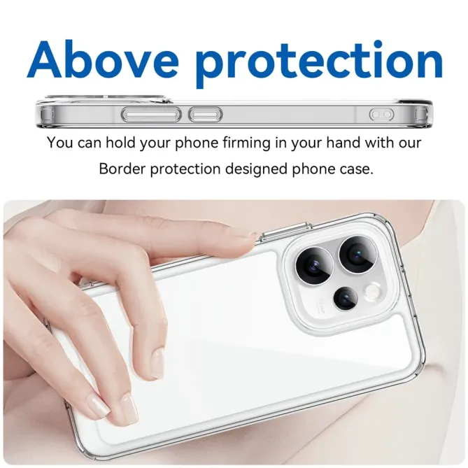 Coque Oppo Reno 15 Pro Transparente Contour Couleuré