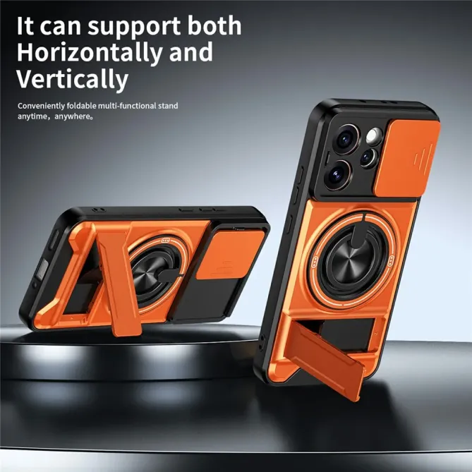 Coque Oppo Reno 15 Pro Magnétique Anneau Support et Cache Caméra Couli