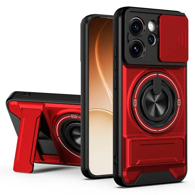 Coque Oppo Reno 15 Pro Magnétique Anneau Support et Cache Caméra Couli