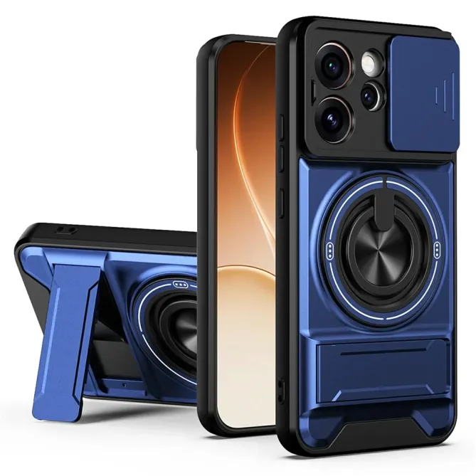 Coque Oppo Reno 15 Pro Magnétique Anneau Support et Cache Caméra Couli