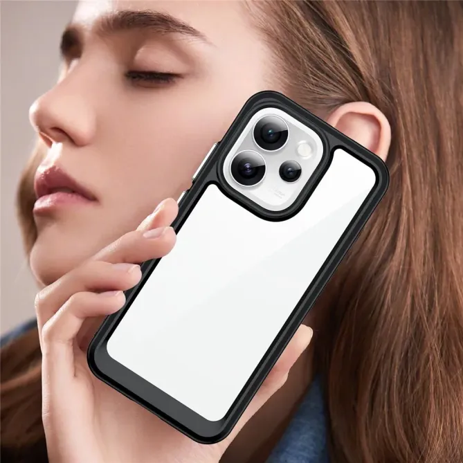 Coque Oppo Reno15 FS 5G / F 5G Transparente Contour Couleuré