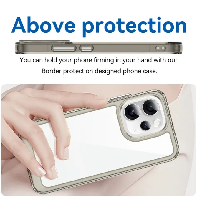 Coque Oppo Reno15 FS 5G / F 5G Transparente Contour Couleuré