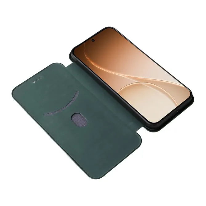 Flip Cover Oppo Reno15 FS 5G / 15 F 5G design fibre de carbone
