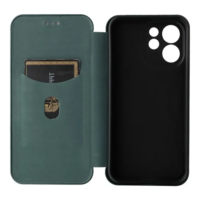 Flip Cover Oppo Reno15 FS 5G / 15 F 5G design fibre de carbone