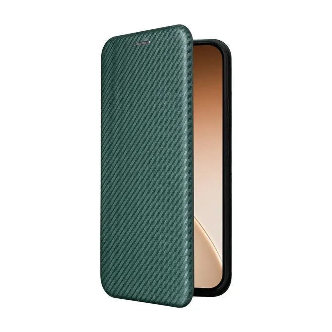 Flip Cover Oppo Reno15 FS 5G / 15 F 5G design fibre de carbone