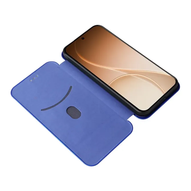 Flip Cover Oppo Reno15 FS 5G / 15 F 5G design fibre de carbone