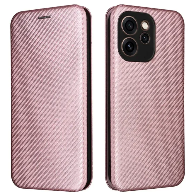 Flip Cover Oppo Reno15 FS 5G / 15 F 5G design fibre de carbone